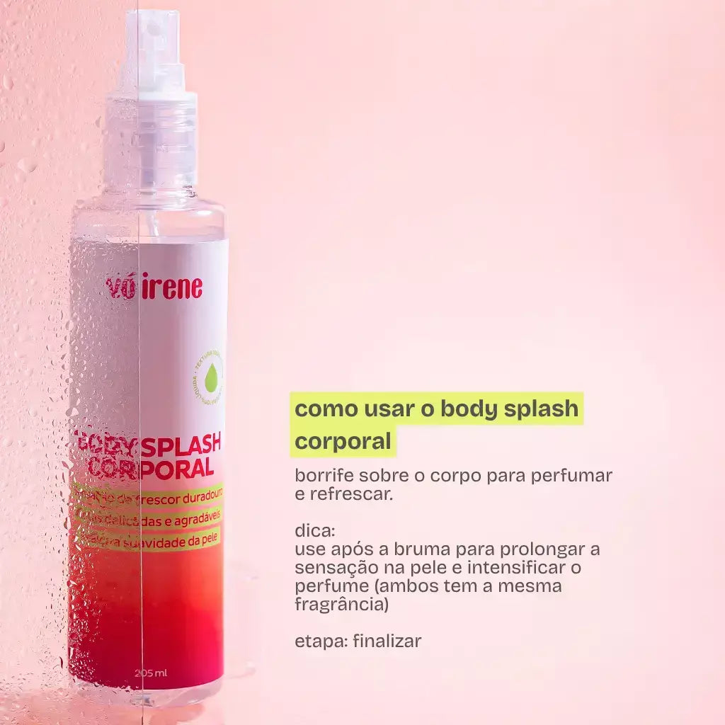 Body Splash Vó Irene 205ml