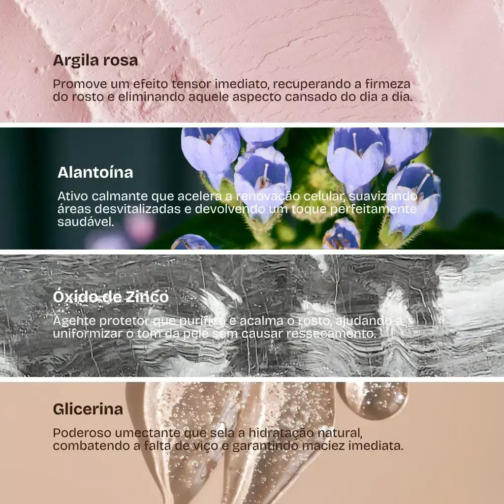 Máscara de Argila Rosa Vó Irene 150g