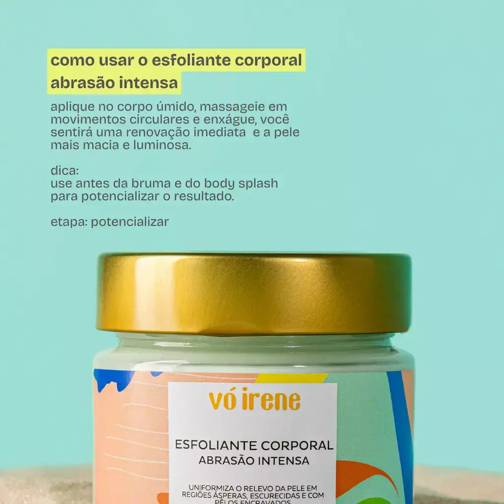 Banho premium: Bruma hidratante, Esfoliante e Body Splash Corporal