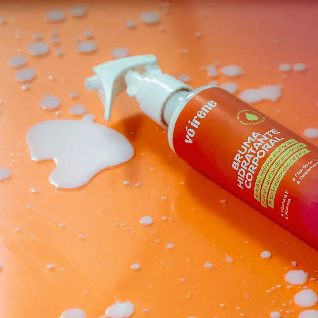 Banho premium: Bruma hidratante, Esfoliante e Body Splash Corporal