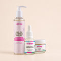 Trio Rotina Facial Vó Irene Gel de Limpeza Facial + Creme Esfoliante Facial + Sérum Facial & Área dos Olhos