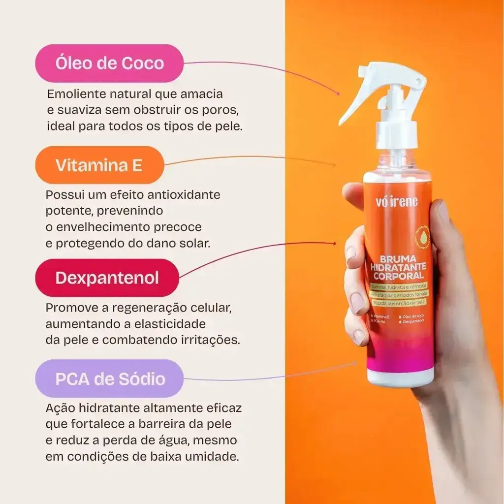 Bruma Hidratante Corporal Vó Irene 200ml