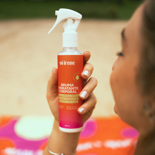 Bruma Hidratante Corporal em Spray Vó Irene 200ml: Hidrata sem Grudar