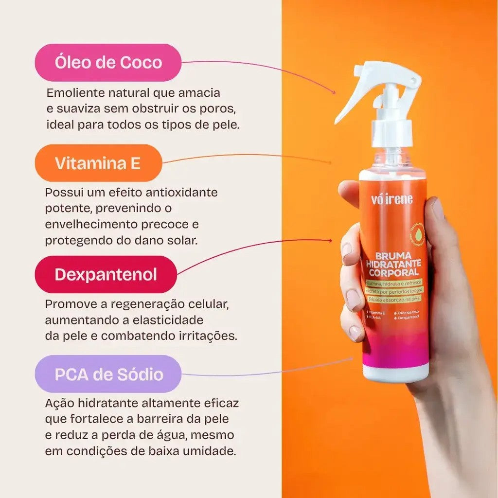 Kit Bruma hidratante corporal & Esfoliante corporal