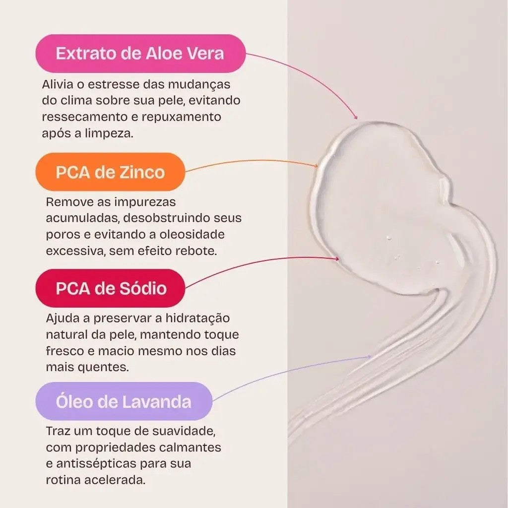 Duo: Gel de limpeza e Sérum Facial & Área dos Olhos