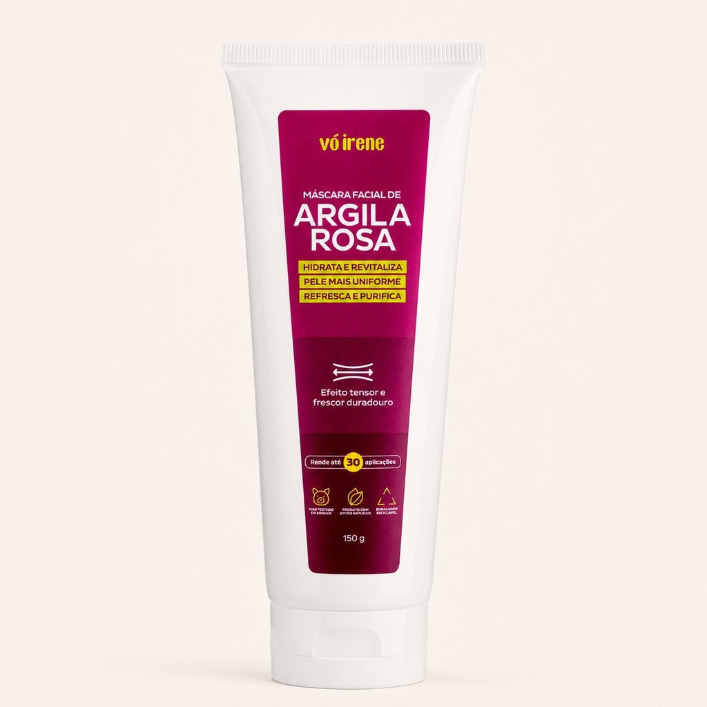 Máscara de Argila Rosa Vó Irene 150g